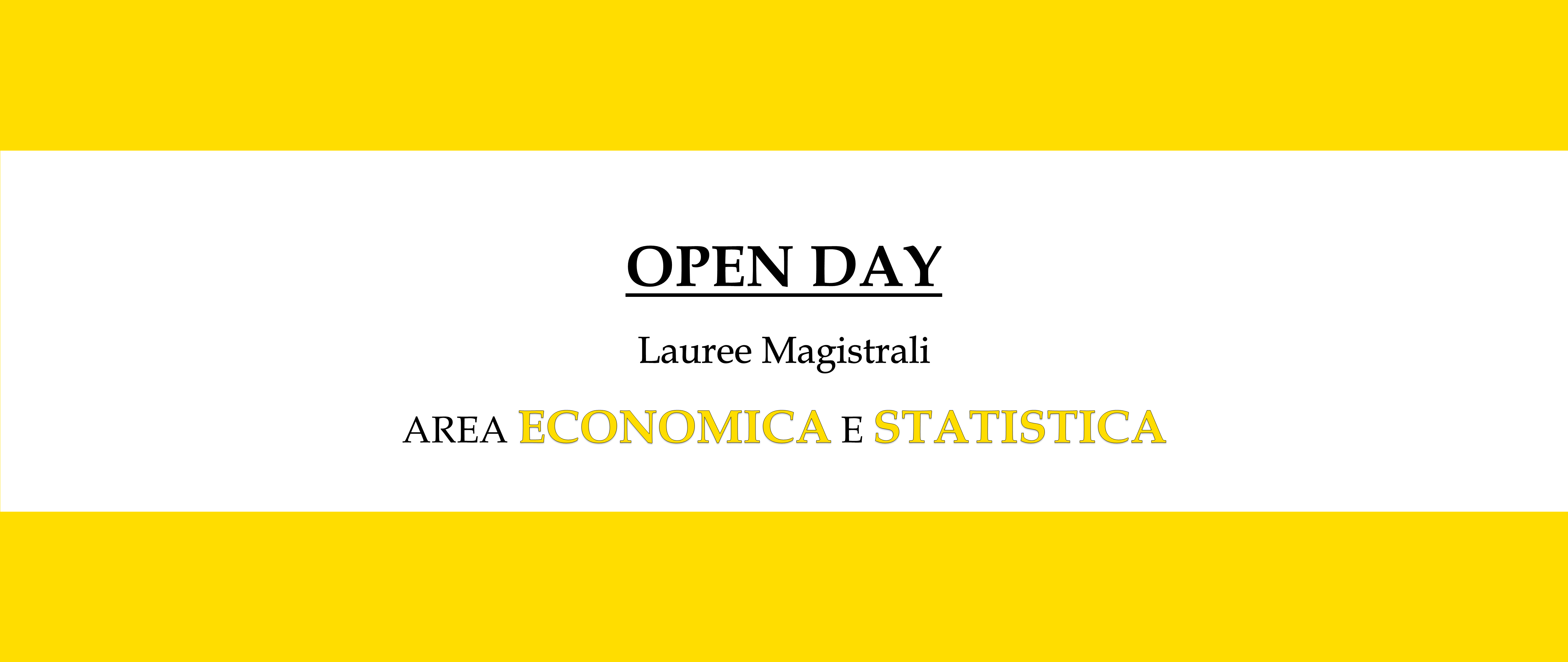Open Day delle Lauree Magistrali