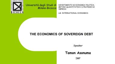 The Economics of Sovereign Debt