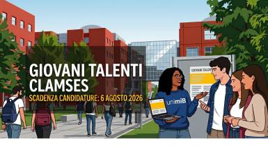 Giovani Talenti CLAMSES_Bando 2026_Scadenza candidature 6 agosto 2026