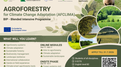 INVEST Blended Intensive Programme “Agroforestry for Climate Change Adaptation (AFCLIMA)”